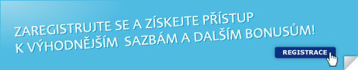 ZAREGISTRUJTE SE A Z�SKEJTE P��STUP K V�HODN�J��M SAZB�M A DAL��M BONUS�M